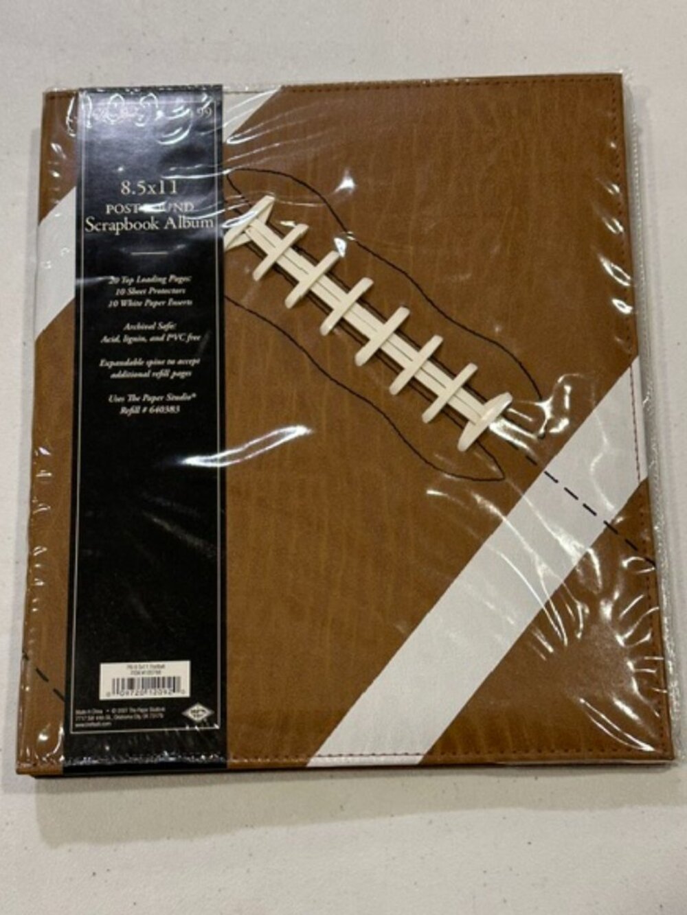 NEW The Paper Studio Football Memory Album 8.5" x 11"